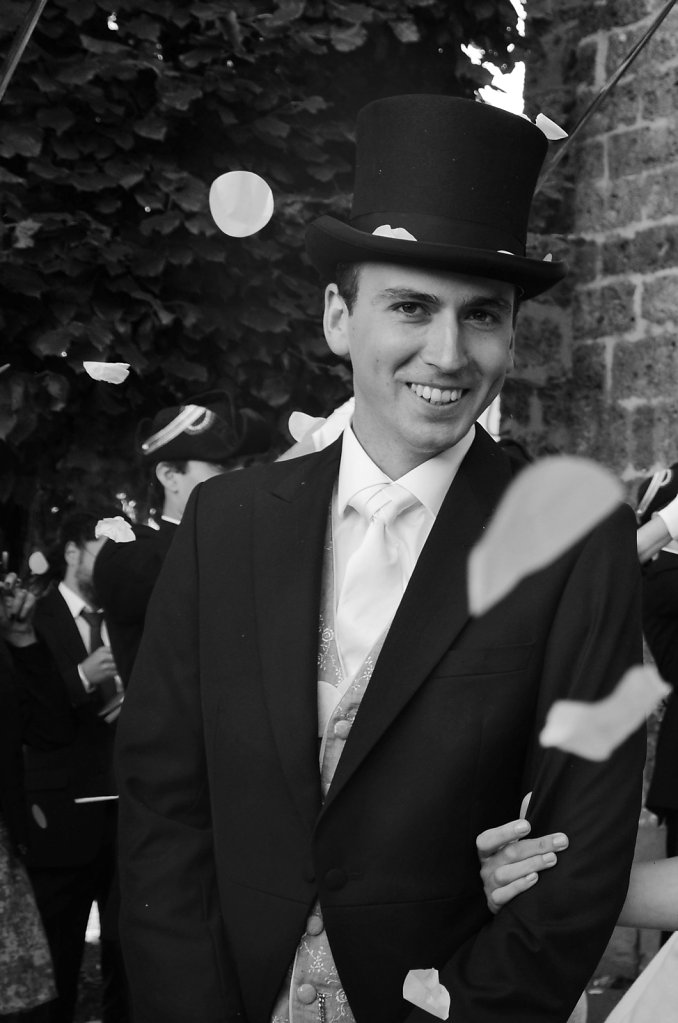Chic Black&White wedding • Luisa et Attico