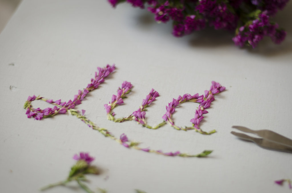 Faire part fleuri • Petite Ludivine