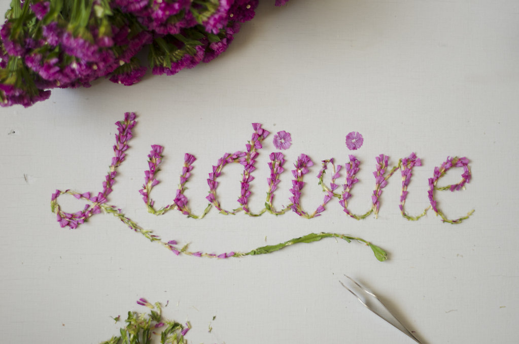 Faire part fleuri • Petite Ludivine