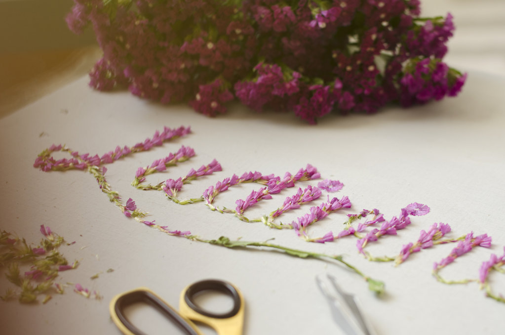 Faire part fleuri • Petite Ludivine