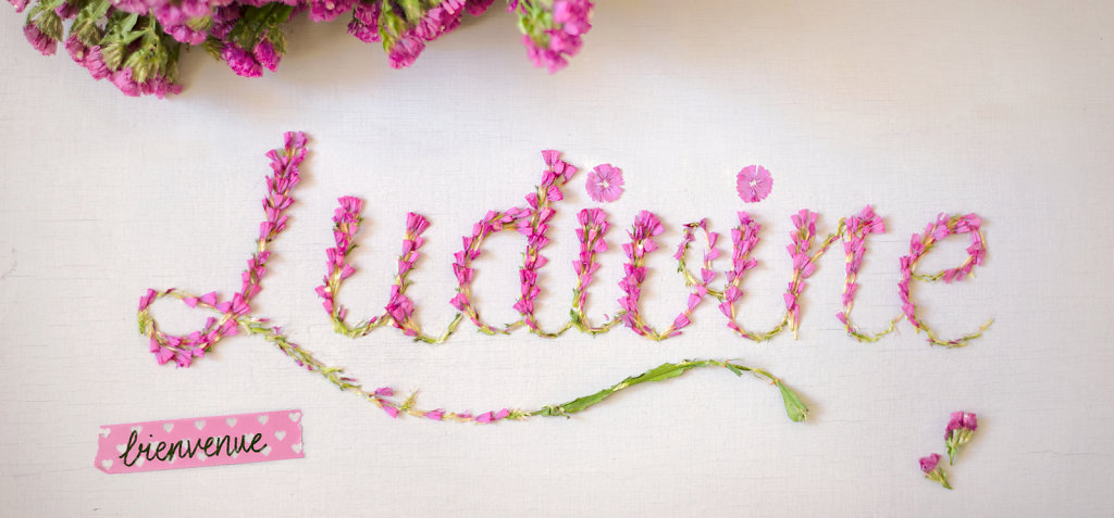 Faire part fleuri • Petite Ludivine